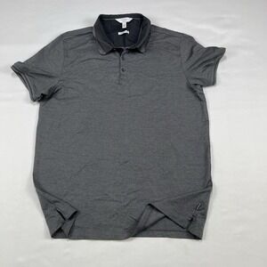 Calvin Klein Men's Body Fit Polo Shirt Size XL Short Sleeve Grey Casual